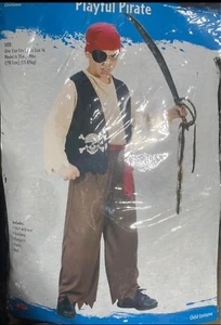 New Kids Pirate Halloween Role play, Cosplay Dress up Deluxe Costume set 5piece - Picture 1 of 2