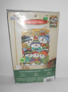 Bucilla Jeweled Kit da Appendere a Parete - LET IT SNOW #84863 - Foto 1 di 2