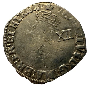 Charles I Shilling from the Battle of Ayelsbury Hoard - Picture 1 of 2