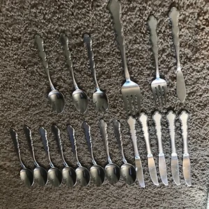 19 PIece Baker Hart and Stuart Stainless Flatware BST2 Korea - Picture 1 of 7