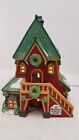 Dept. 56 "SANTA'S ROOMING HOUSE" Hand-Painted Christmas Holiday Decoration