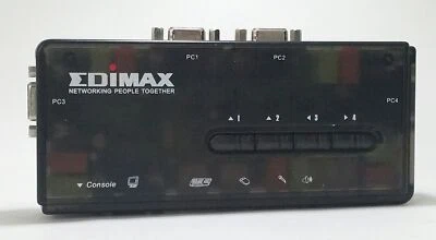 Edimax EK-UAK4 KVM Audio Switch 4 Ports used - Image 1 of 4
