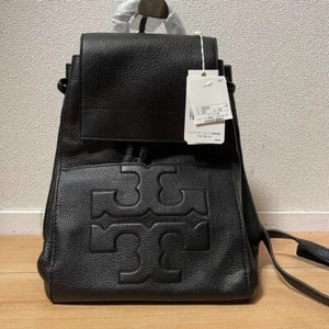 Tory Burch Leather Black Backpack Tags used - Picture 1 of 6