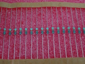 100 RESISTORS 1/4w SFR25 1K 5% from PHILIPS metal layer - Picture 1 of 2