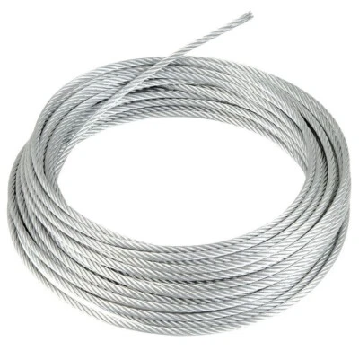 Stainless Steel A4 Wire Rope AISI 316 Cable 1mm 1.5mm 2mm 3mm 4mm 5mm 6mm 8mm - Image 1 of 4