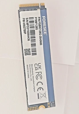 SSD 128 GB new FORESEE® P/N:F SB0C128G-35A5600 P709F128G - Image 1 of 3
