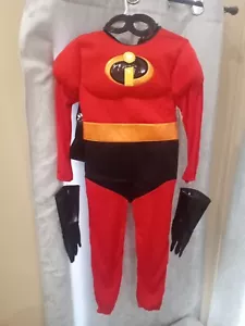 Disney Store Deluxe Costume Dash Dash Taglia M (7/8) Stivali Maschera Guanti Abito - Foto 1 di 9