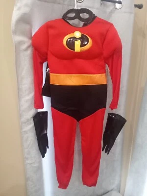 Disney Store Deluxe Increíbles Dash Disfraz Talla M (7/8) Máscara Botas Guantes Traje Foto 1 de 4