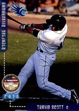 2010 Rockford Riverhawks Grandstand #19 Travis Scott Milwaukee Wisconsin WI Card
