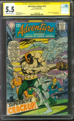 Adventure Comics 372 CGC SS 5.5 Timber Wolf Chemical King join Legion 9/1968 - Image 1 of 2