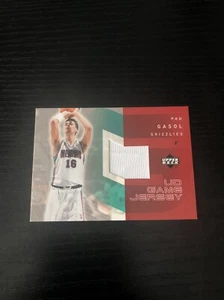2002-03 Upper Deck UD Game Jerseys 1 #PG Pau Gasol H - Picture 1 of 2