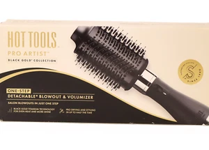 Hot Tools Pro Artist Black Gold Detachable One Step Volumizer and Hair Dryer - Picture 1 of 4