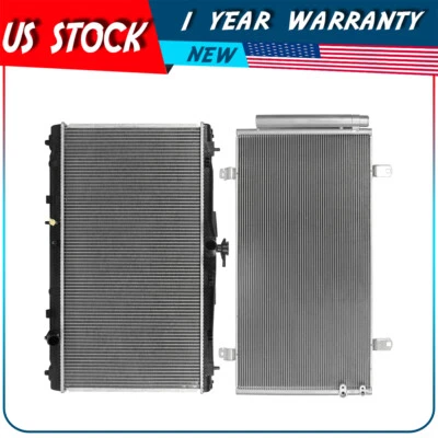 Radiator and AC Condenser Kit For 2012-2017 Toyota Camry 2016-2018 Lexus ES350 - Image 1 of 4