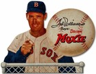 TED WILLIAMS MLB BASEBALL MOXIE COLA HEAVY DUTY USA MADE METAL ADVERTISING SIGN