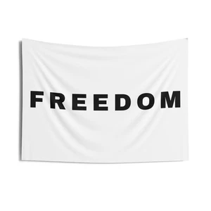 Freedom Indoor Wandteppich | Charlie Kirk Schlafsaal & Zimmer Wandbehang | Kostenloser Versand - Bild 1 von 3