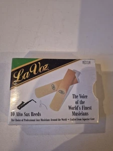 Vintage La Voz Sax Tenore Ance Scatola da 10 (1984) Forze Miste MH/M/MS Made USA - Foto 1 di 7