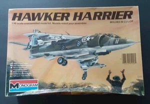 Monogram Hawker Harrier 5420 1/48 Scale Model Kit With Damage - Picture 1 of 3