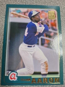 2021 Topps Archives - 2001 Topps Hank Aaron #236 S325 - Picture 1 of 2