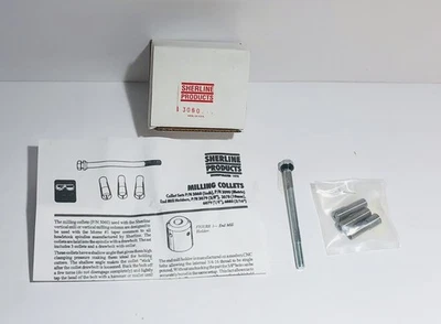 Conjunto de pinças Sherline Mill versão polegadas P/N 3060 1/8" 3/16" 1/4" novo - Imagem 1 de 4