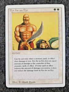 Eye for an Eye Magic the Gathering revisionato mai giocato come nuovo.......... (DS3D1K7) - Foto 1 di 12
