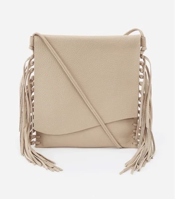 Hobo International “Rapture” Leather Fringe Crossbody in Oyster NWT - Image 1 of 4