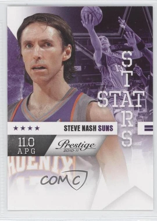 2010-11 Prestige Stat Stars Steve Nash #14 HOF - Image 1 of 2