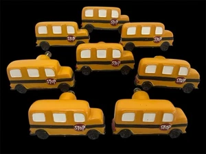 Restore & Restyle Kids Yellow School Bus Dresser Drawer Knob Pulls Vtg Lot 8 - Picture 1 of 7