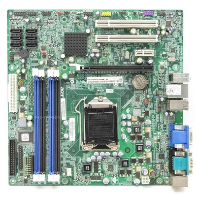 Placa madre LGA1156 LGA 1156 4 ranuras DDR3 primera generación Intel H57 Micro-Atx Matx Foto 1 de 3