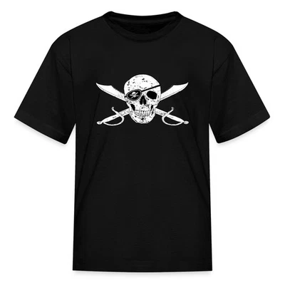 Pirate Flag Jolly Roger Kid's T-Shirt - Image 1 of 4
