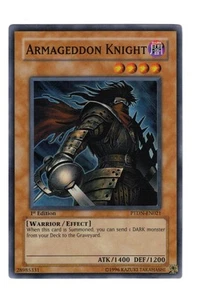 Yugioh - 1X Caballero Armagedón - Súper Raro - 1ª Edición - PTDN-EN021 - Casi Como Nuevo - Imagen 1 de 2