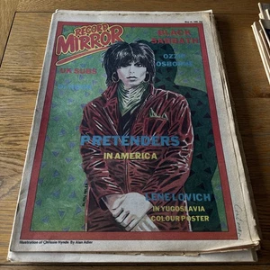 Schallplattenspiegel - 10. Mai 1980 - Illustration von Chrissie Hynde Frontcover - Bild 1 von 10
