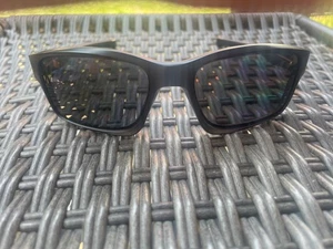 Marco negro mate encubierto Oakley Chainlink OO9247-15 usado con lentes polarizadas grises - Imagen 1 de 19