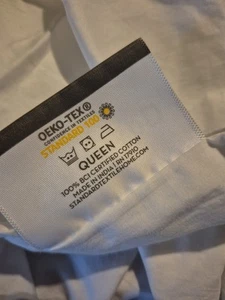 Standard Textile Paragon Collection Queen Flat White Sheet EUC - Picture 1 of 3