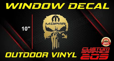 Calcomanía RAM MOPAR para ventana de camión - Premium ORACAL 651 pegatina de vinilo impermeable Foto 1 de 4