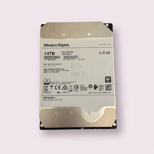 @52% Health@ WD DC HC530 14tb Ultrastar Data center HDD sata - Afbeelding 1 van 7