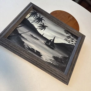 Atemberaubendes GERAHMTES Gemälde KUNST von DEM GROSSEN haitianischen MEISTER MICHAEL BRUDENT 19x15 - Bild 1 von 8