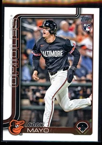 Tarjeta insignia de gran tamaño Coby Mayo 2025 Topps serie 1 #OTC-10 - ORIOLES - RC - Imagen 1 de 2