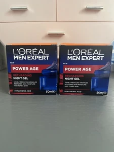 L'Oreal Men Expert Power Age Recharging Night Gel 50ml - Picture 1 of 1