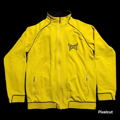 Chaqueta deportiva amarilla Tapout para hombre talla XL Foto 1 de 4