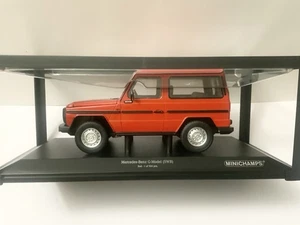 1/18 1980 MERCEDES BENZ G-Model (SWB) Red LE 504pcs. Minichamps - Picture 1 of 8