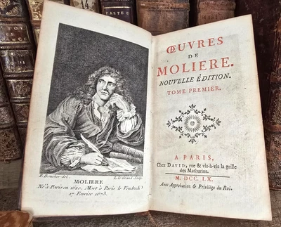 1760 THE WORKS OF MOLIERE - New Edition Enriched with Engraved Illustrations - Image 1 of 4