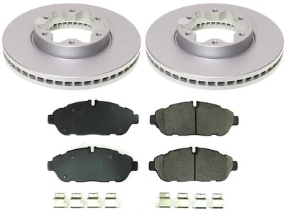 Kit de pastilha de freio e rotor Power Stop 66142XHWS para 2020-2024 Ford Transit-250 - Imagem 1 de 2