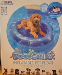 INFLATABLE PET FLOAT RAFT For DOGS Of ALL Sizes- 100 LBS HEAVY DUTY -POOL CANDY - Picture 1 of 2