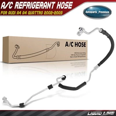 A/C Hose Liquid Line for Audi A4 A4 Quattro 2002-2003 Condenser to Evaporator - Image 1 of 4