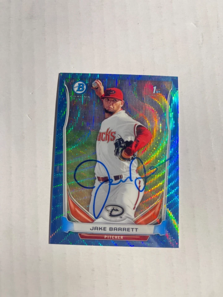 Arizona Diamondbacks JAKE BARRETT Signed Card - Image 1 of 1