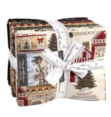 Moda Shoppes On Main By Holly Taylor Fat Quarter Bundle Christmas Cotton 26 PCS - Image 1 of 4