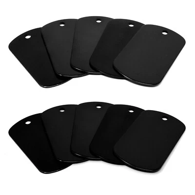 Etiquetas de perro GI militares de metal de aluminio anodizado a granel para grabado/artesanía láser Foto 1 de 4