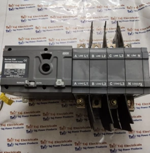 INTERRUPTOR DE TRANSFERENCIA AUTOMÁTICA ASCO SERIE 230 D2ADTLB30400KD00 ENVÍO A TODO EL MUNDO - Imagen 1 de 6