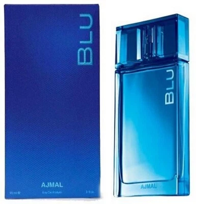 AJMAL BLU 90ML EAU DE PARFUM SPRAY BRANDNEU & VERSIEGELT - Bild 1 von 4
