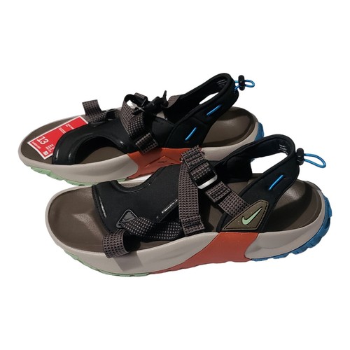 Sandali Nike Oneonta nuovi senza scatola smalto verde nero ciottoli DJ6604 003 uomo taglia 13